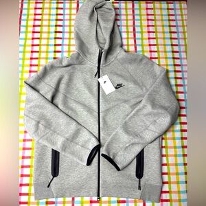 Nike Tech Gray Zip-Up Hoodie